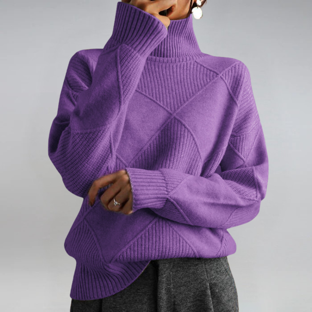 Lauren | Luxe Cashmere feel Turtleneck Sweater