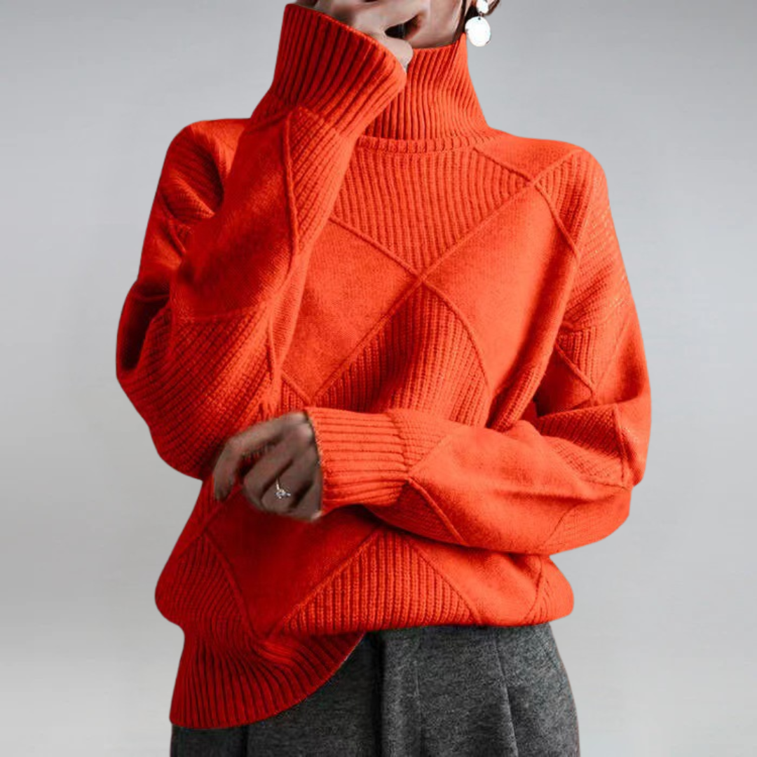 Lauren | Luxe Cashmere feel Turtleneck Sweater