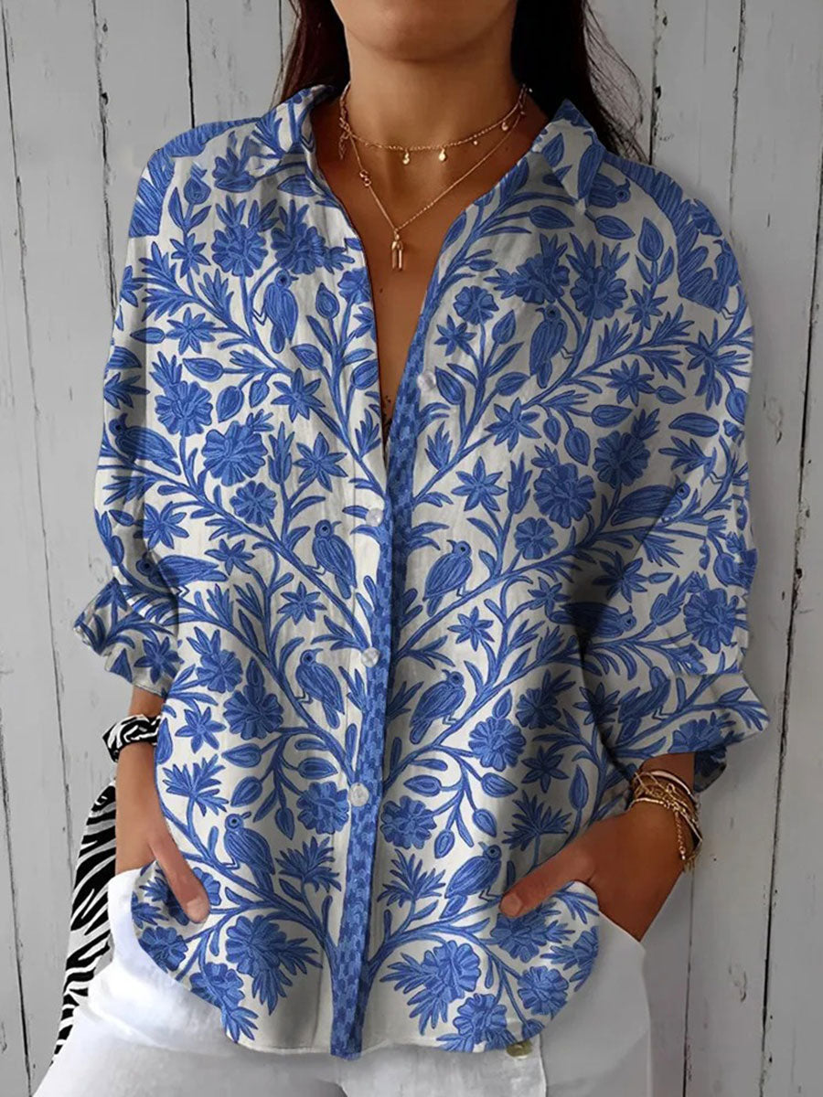 Franka™ | Blue Garden Blouse