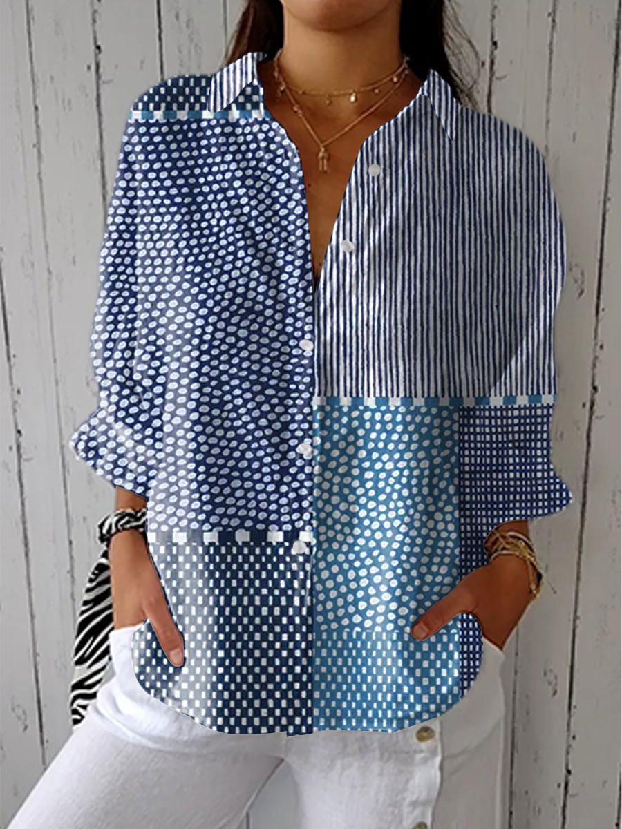 Franka™ | Ocean Patchwork Blouse