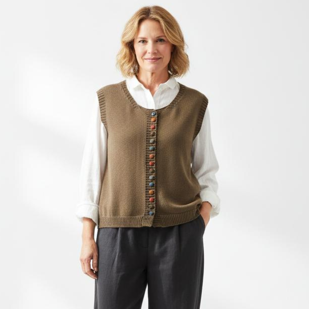Sofia™ | Ærmeløs Strikket Vest