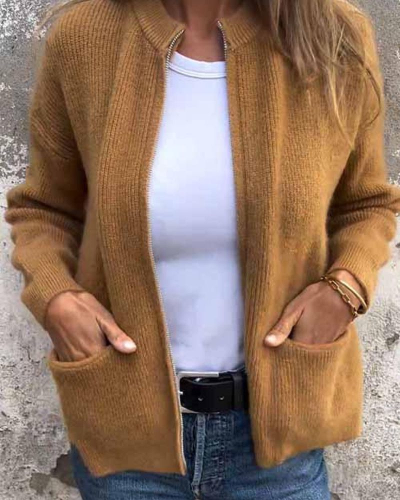 Mira™ | Cotton Knit Cardigan