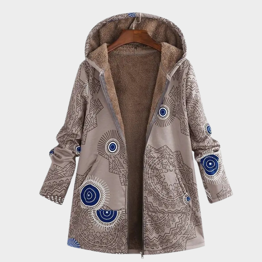 Navina™ – Varm Foret Jakke med Print