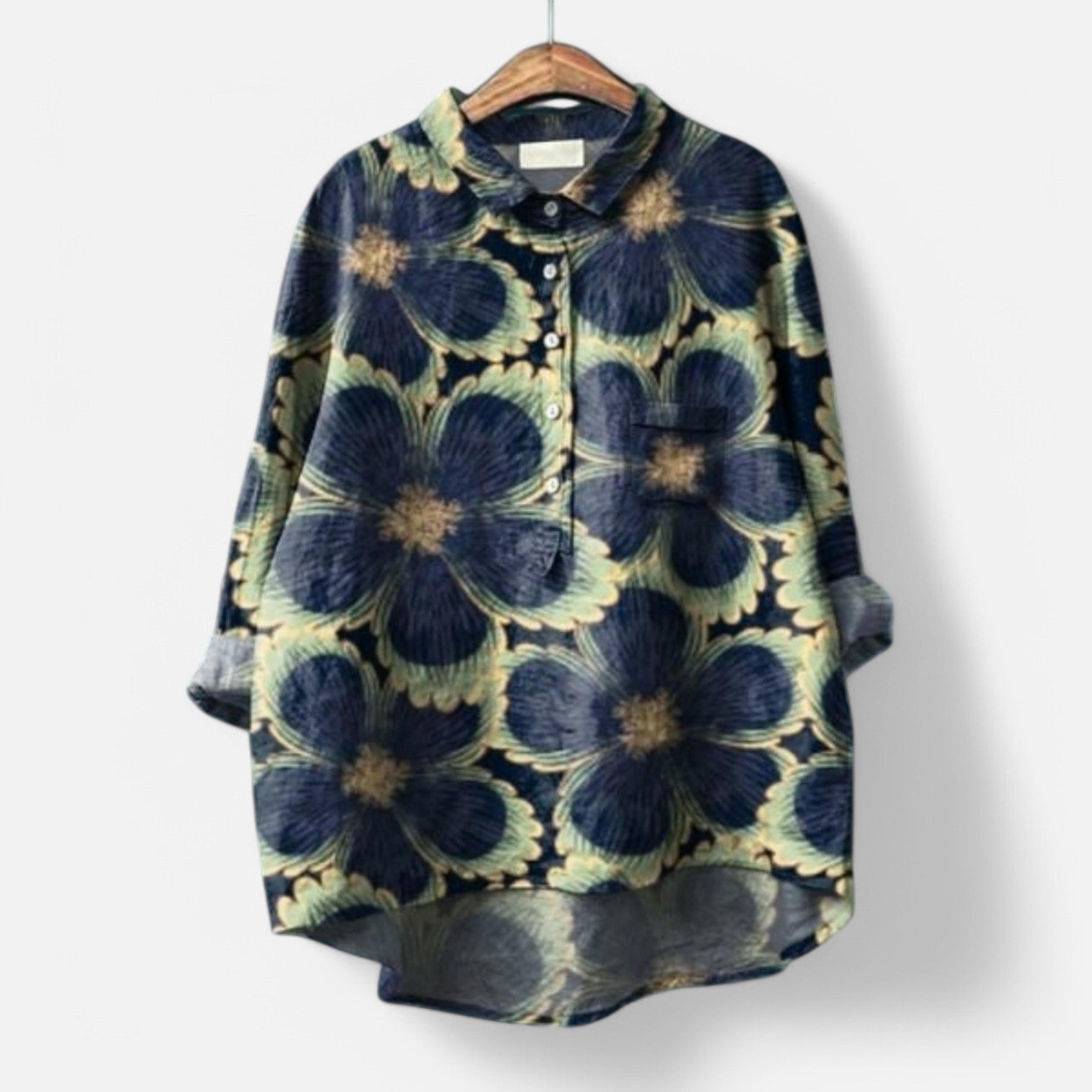 Kiara™ - Elegant Oversize Bluse til Forår