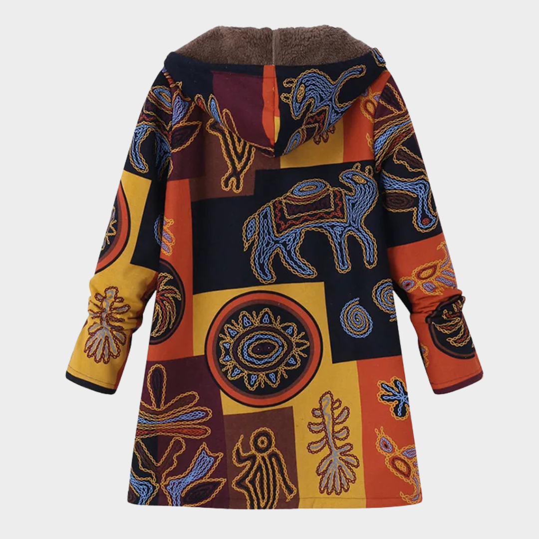 Navina™ – Varm Foret Jakke med Print
