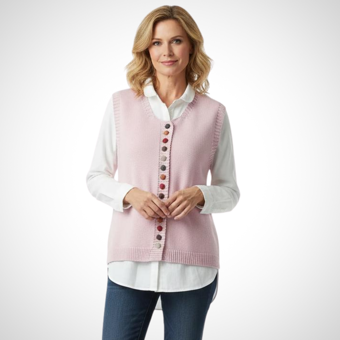 Sofia™ | Ærmeløs Strikket Vest