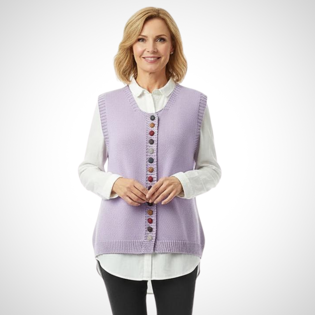 Sofia™ | Ærmeløs Strikket Vest