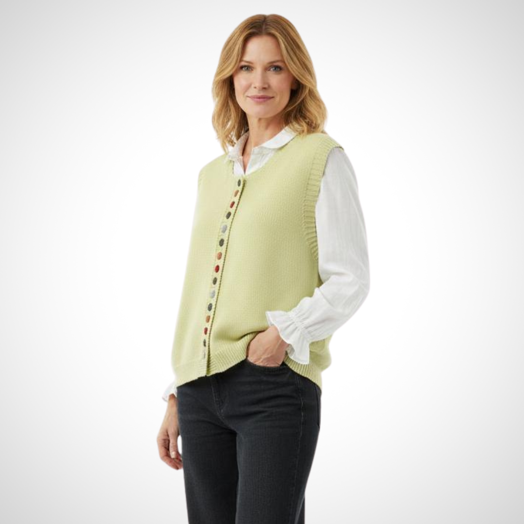 Sofia™ | Ærmeløs Strikket Vest