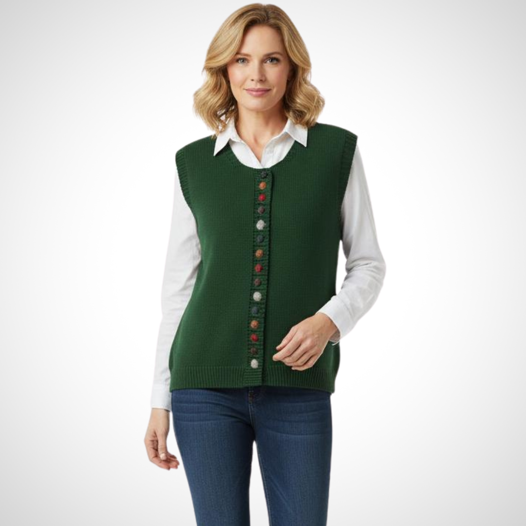 Sofia™ | Ærmeløs Strikket Vest