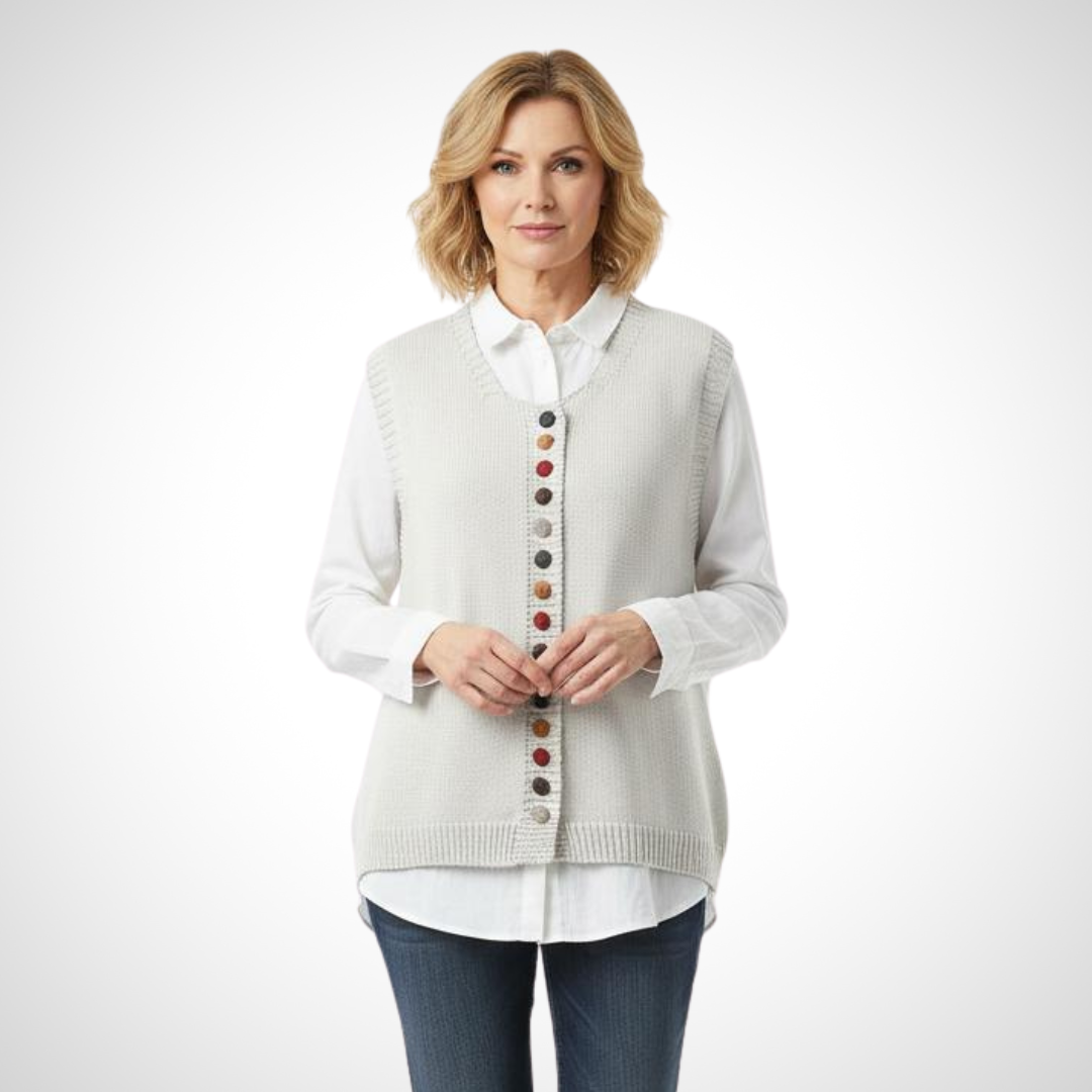 Sofia™ | Ærmeløs Strikket Vest