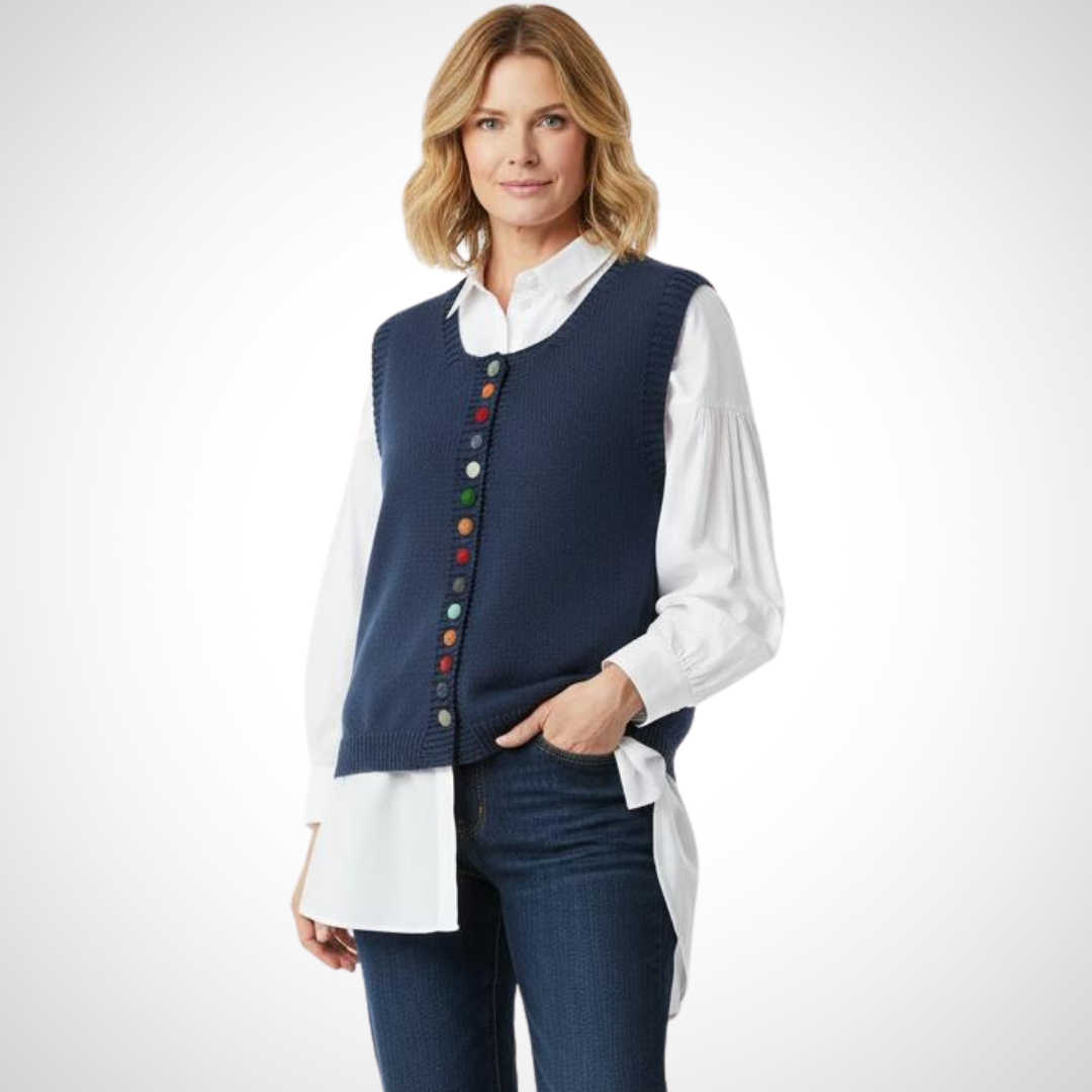 Sofia™ | Ærmeløs Strikket Vest