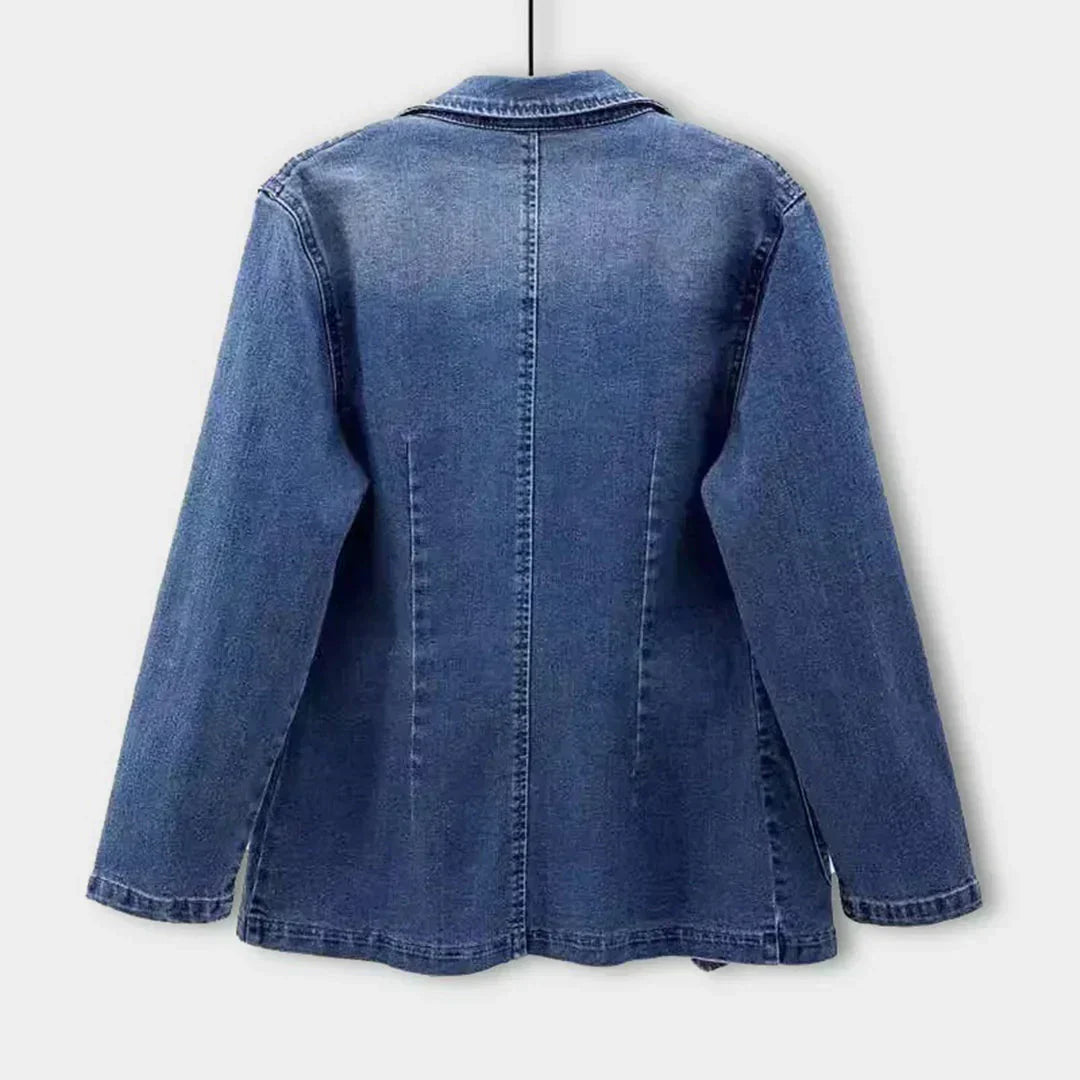 Sofia® | Stilfuld Denimblazer Til Kvinder