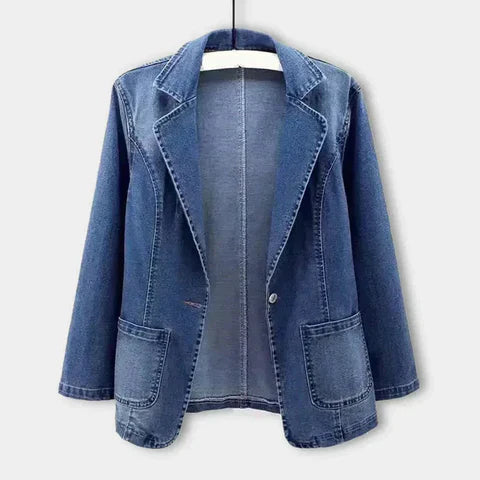 Sofia® | Stilfuld Denimblazer Til Kvinder
