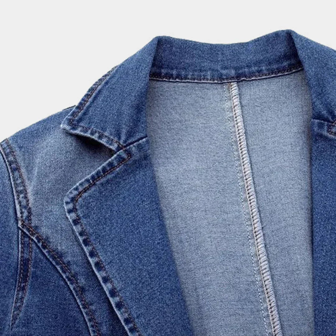 Sofia® | Stilfuld Denimblazer Til Kvinder