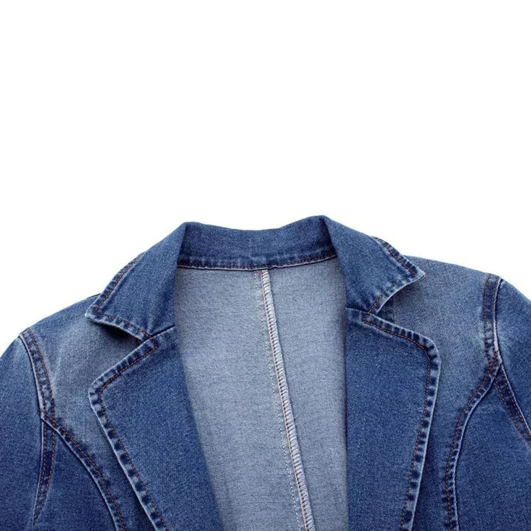 Sofia® | Stilfuld Denimblazer Til Kvinder