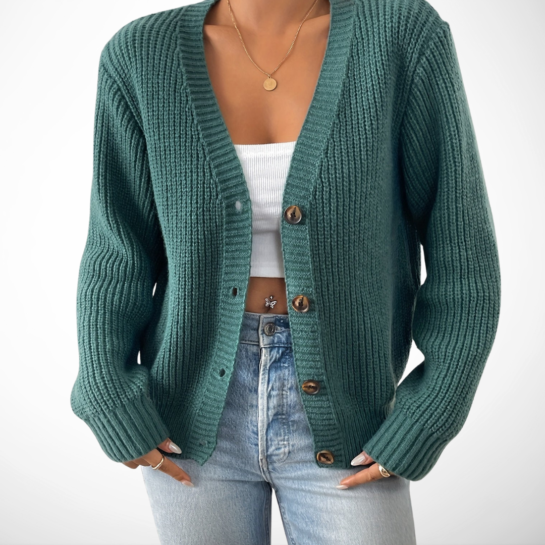 Sara™ I Strikcardigan