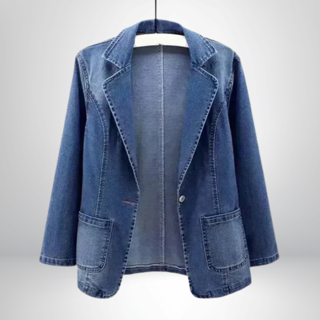 Sofia® | Stilfuld Denimblazer Til Kvinder