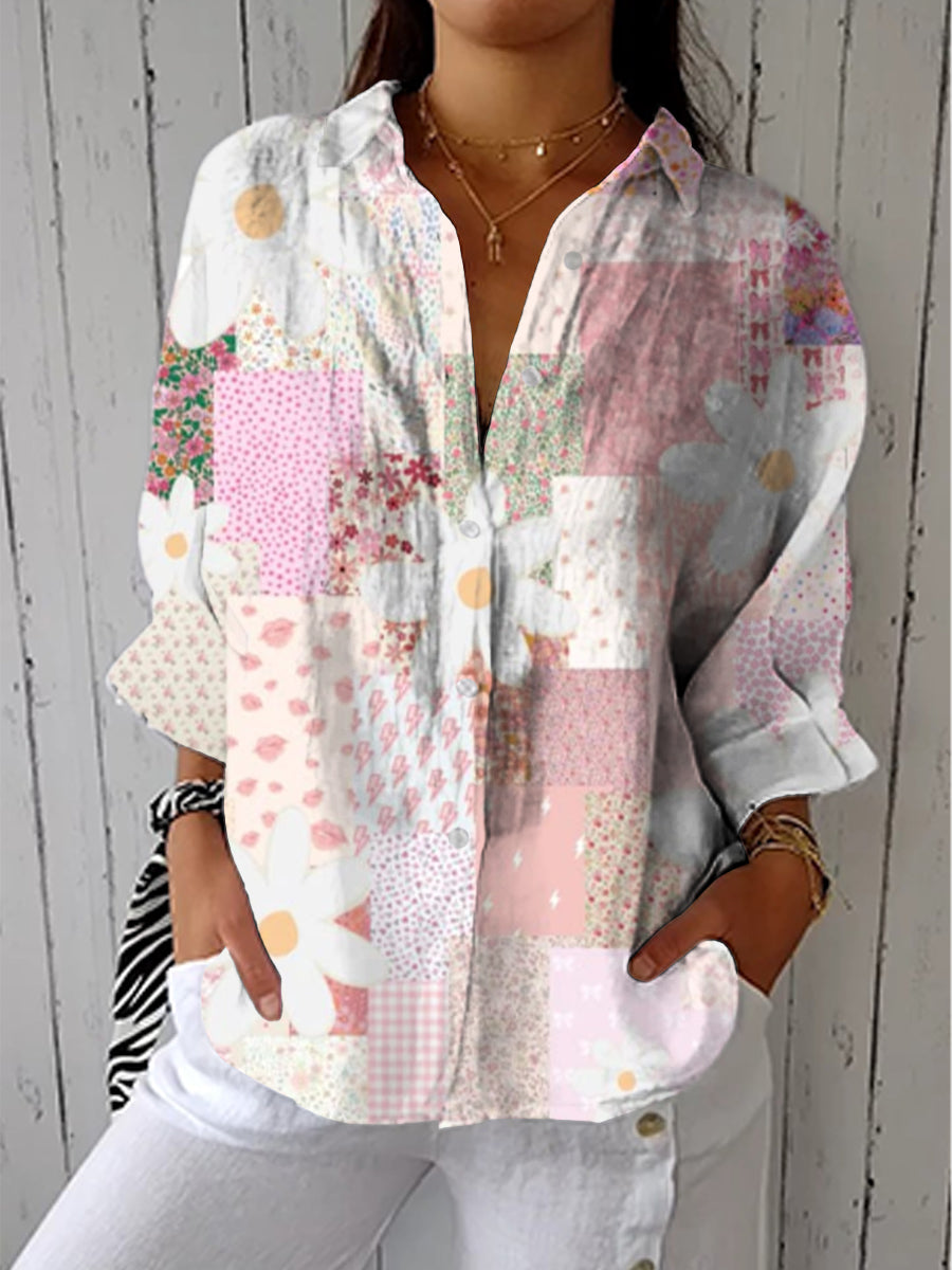Franka™ | Patchwork Daisy Blouse