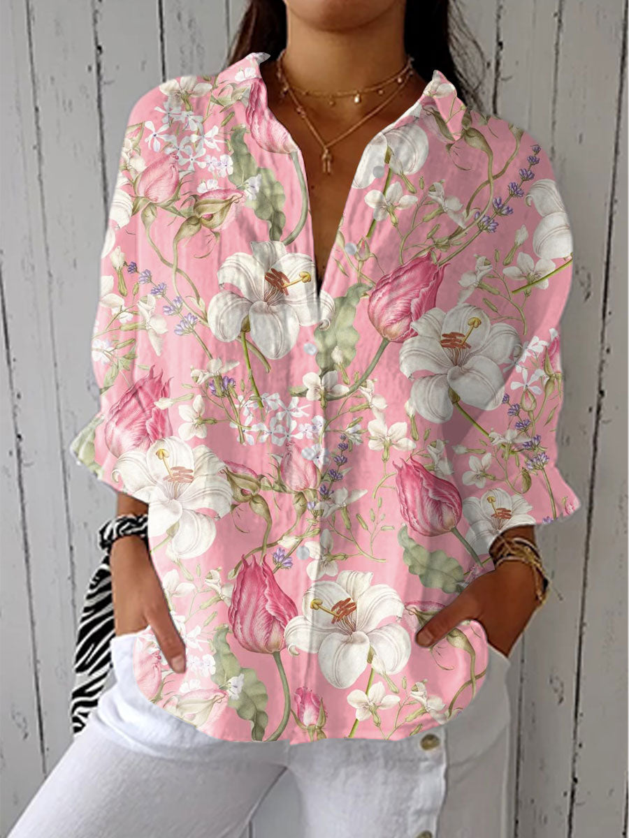 Franka™ | Elegant Bloom Blouse