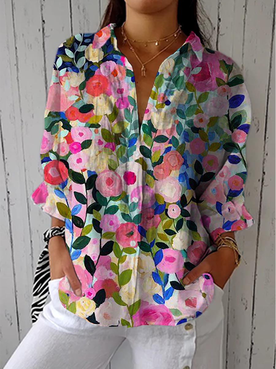 Franka™ | Bloom Canvas Blouse