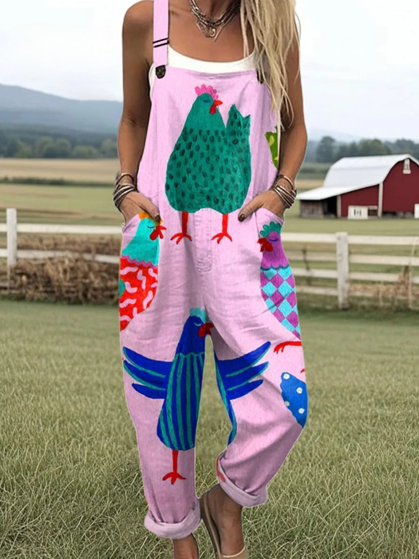 Birdie | Farmyard Fun Overalls