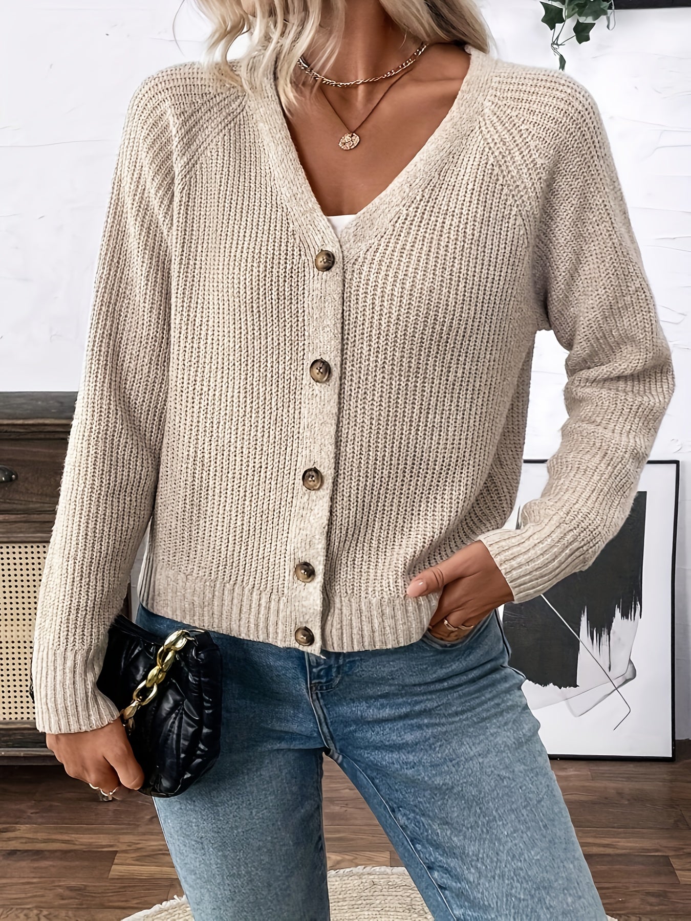 Sara™ I Strikcardigan